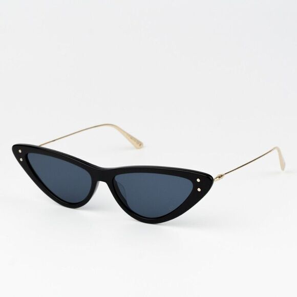 NEW Dior MISSDIOR B4U CD40105U 01V 12B0 Shiny Black Blue Unisex Sunglasses main image 6
